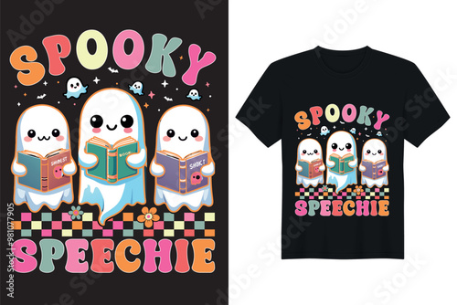 SPOOKY SPEECHIE  HALLOWEEN T SHIRT