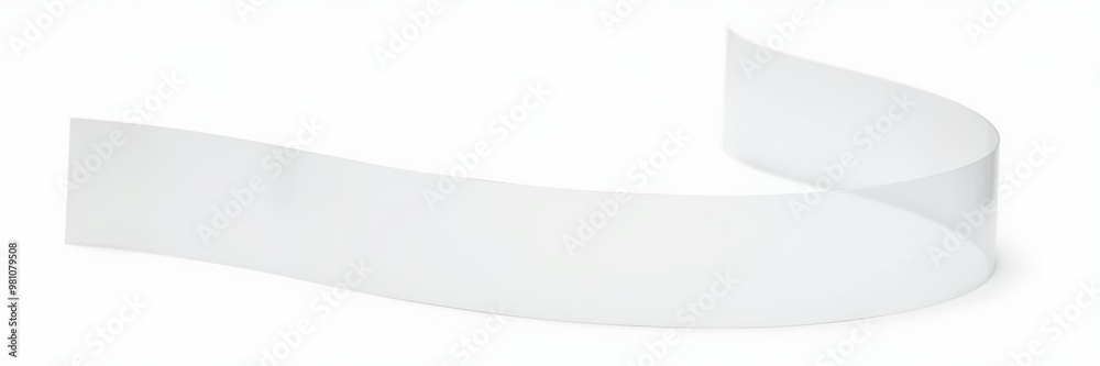 A sleek, transparent ribbon elegantly loops, perfect for packaging, design, or decorative purposes in various creative projects. A sleek, transparent ribbon elegantly loops, perfect for packaging, design, or decorative purposes in various creative projects.