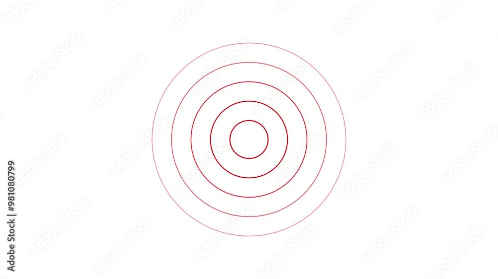 Digital radio wave signal animation on a white background. Digital radio wave signal animation on a white background.