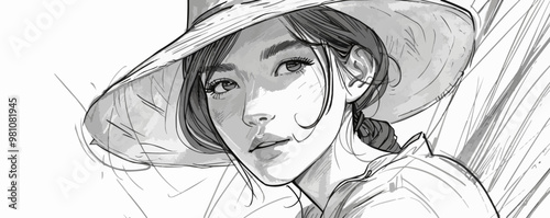 Start with simple sketches, capturing the essence of your subject for hand-drawn style vector art, focusing on basic shapes and lines to build a strong foundation.