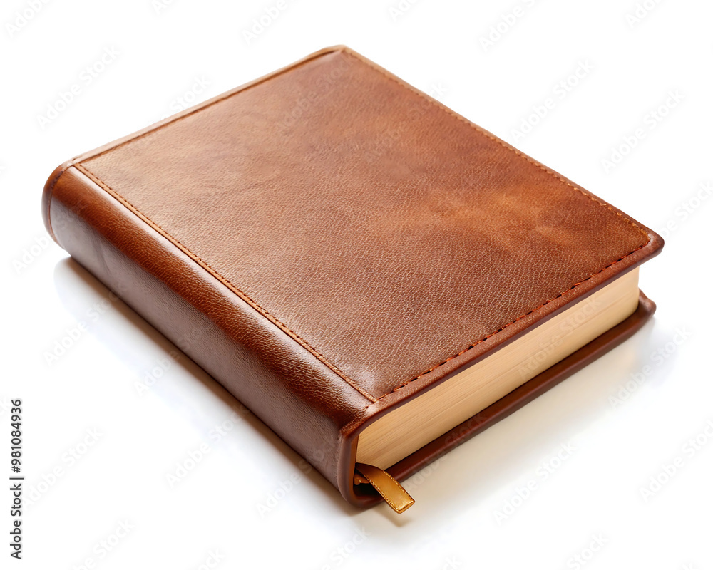 brown bible on white background brown bible on white background