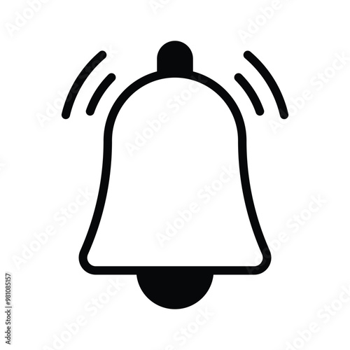 Notification bell icon for alerts and important updates