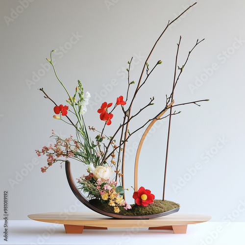 flowers in vase, vase with floweres, still life with flowers, japanese flower arrangements, ikebana.