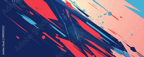 Grime and grit abstract, Vector flat minimalistic isolated illustration