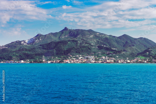 Beautiful seaside lanscape of Zakinthos island, Greece