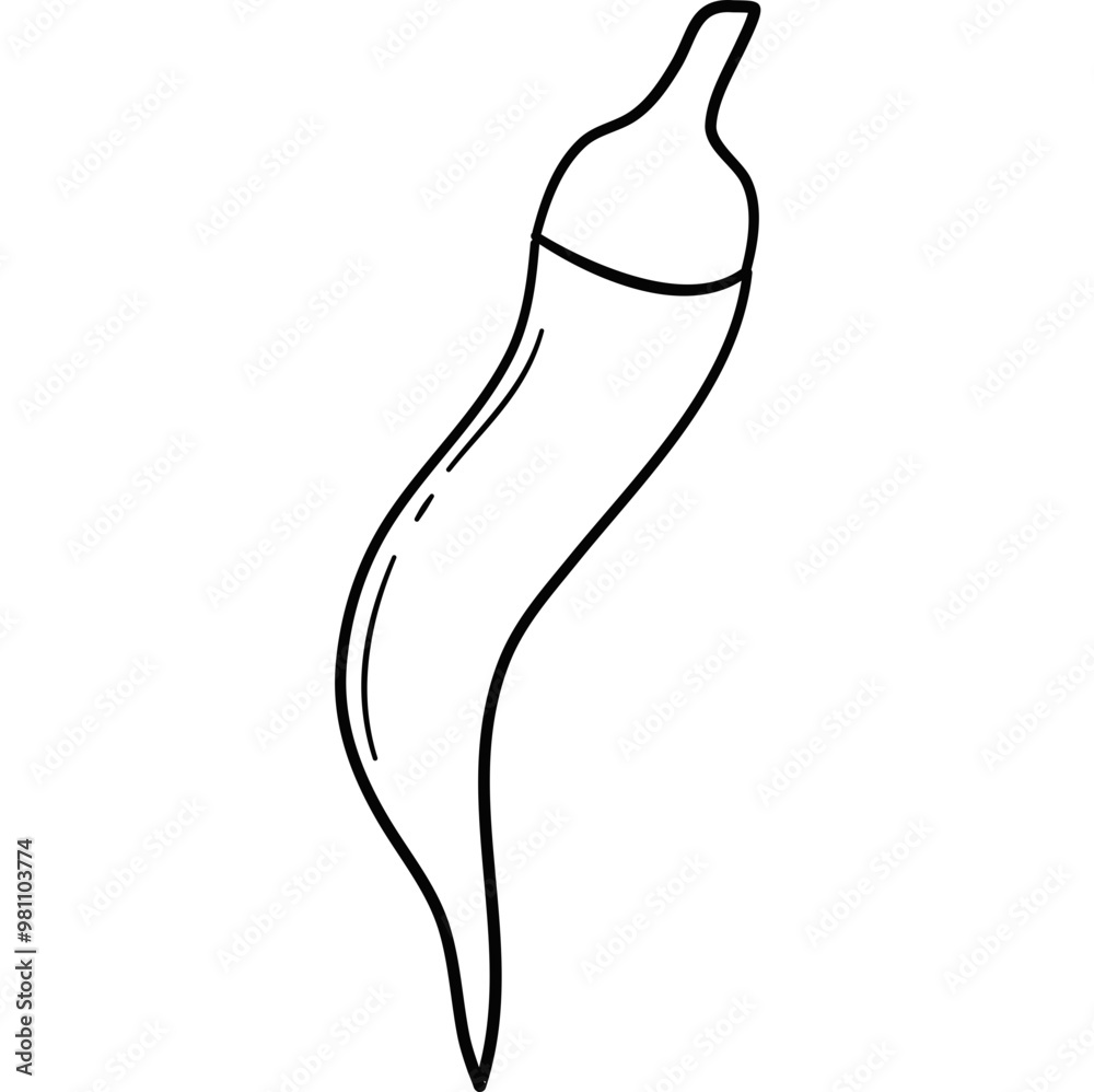 Doodle Chili Pepper