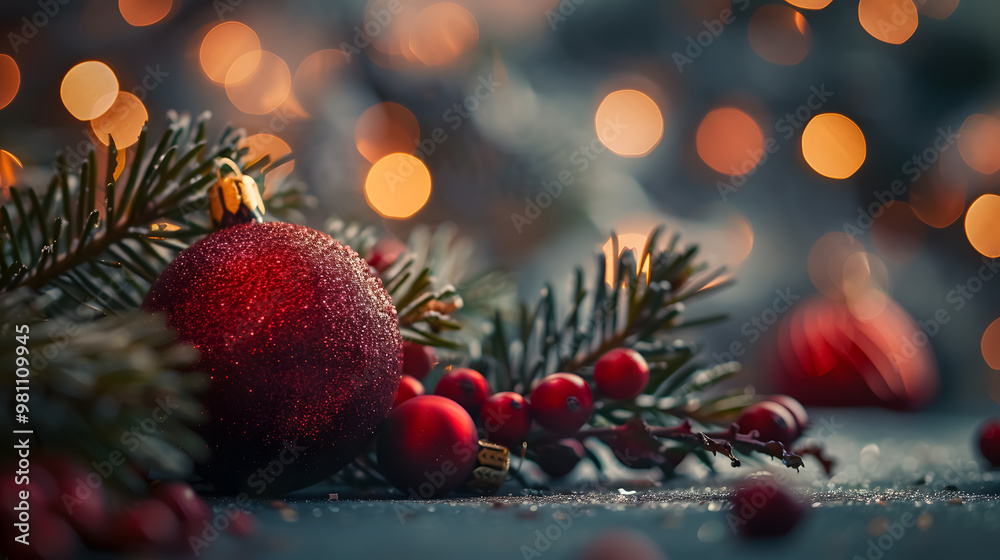 Fototapeta premium Christmas and New Year holidays concept