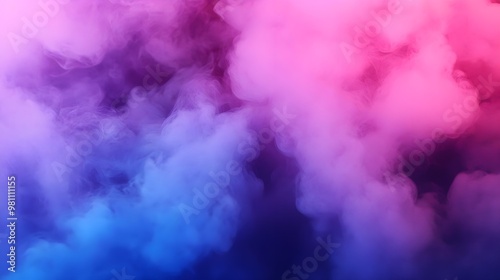 Abstract Purple and Blue Smoke Background Texture