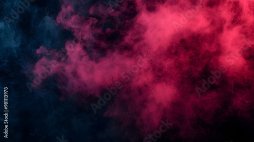 Abstract Red and Blue Smoke Background Texture