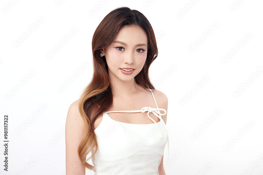 Beautiful young asian woman with clean fresh skin on white background, Face care, Facial treatment, Cosmetology, beauty and spa, Asian women portrait. Beautiful young asian woman with clean fresh skin on white background, Face care, Facial treatment, Cosmetology, beauty and spa, Asian women portrait.