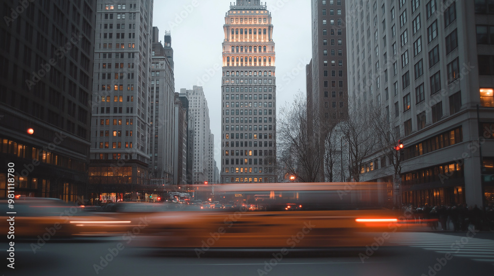 Naklejka premium Cityscape