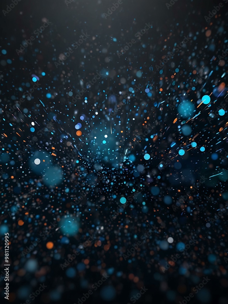 Abstract background with particles. Abstract background with particles.