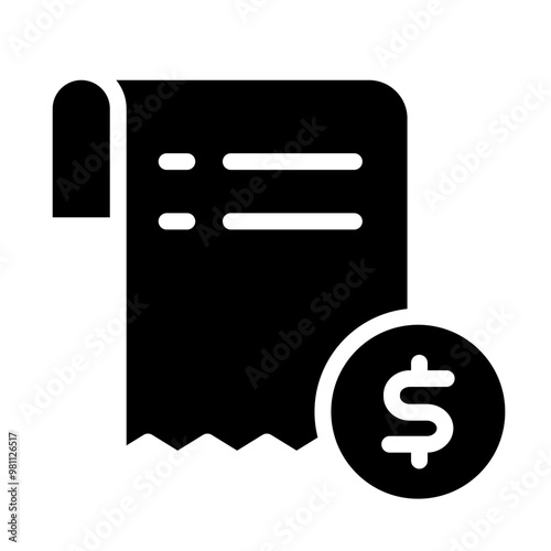 Invoice icon, Bussines, Payment, paycheck