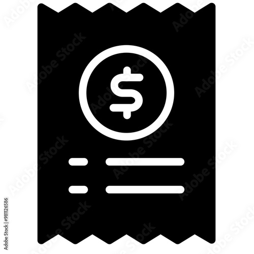 Invoice icon, Bussines, Payment, paycheck