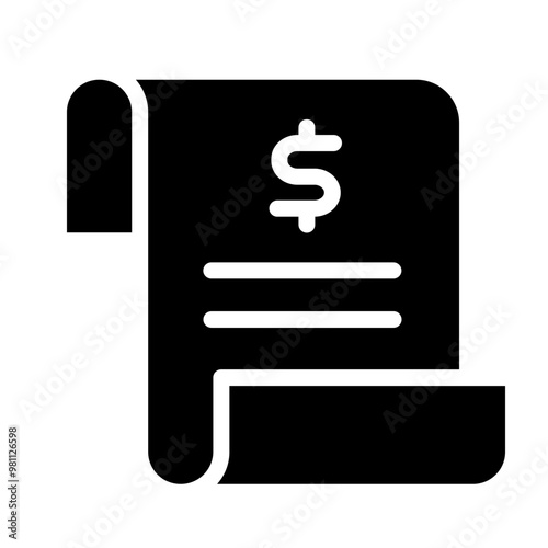 Invoice icon, Bussines, Payment, paycheck