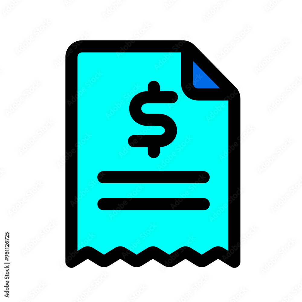 Invoice icon, Bussines, Payment, paycheck