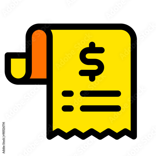 Invoice icon, Bussines, Payment, paycheck