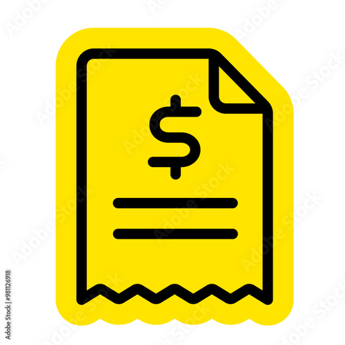 Invoice icon, Bussines, Payment, paycheck