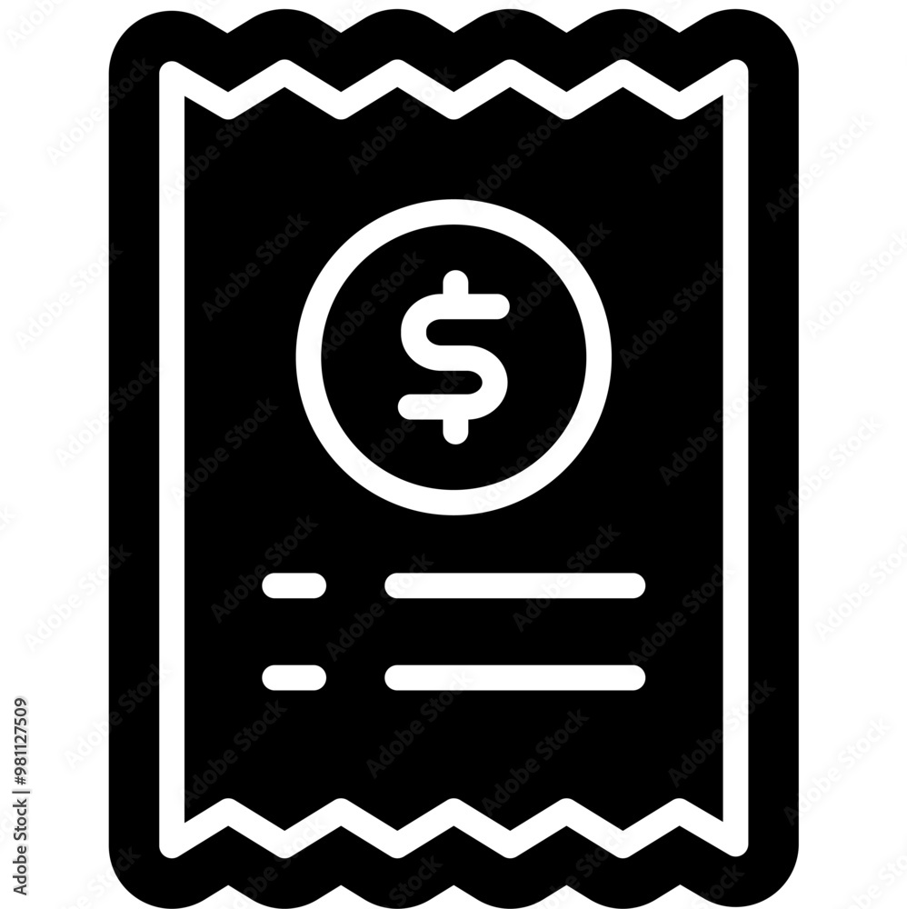 Invoice icon, Bussines, Payment, paycheck Invoice icon, Bussines, Payment, paycheck