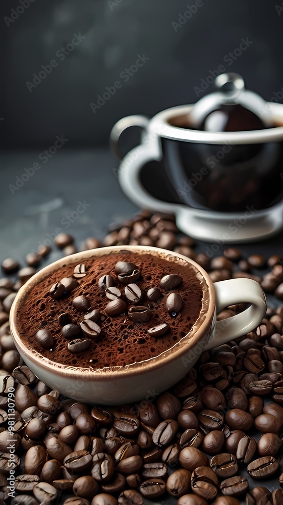 Fototapeta premium 4K Coffee Wallpaper for iPhone & Android – Stunning HD Backgrounds | Best Coffee-Themed HD Wallpapers | Mobile & Desktop | High-Resolution Coffee Art