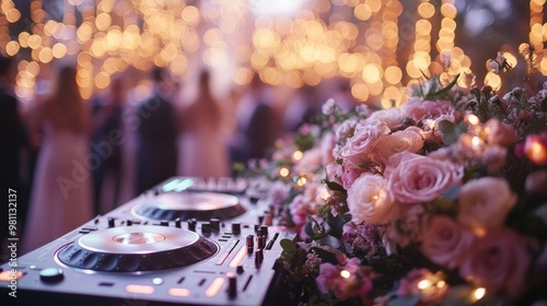 Elegant Wedding DJ Setting the Mood for a Memorable Celebration