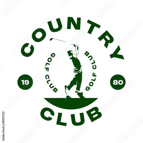 Vector streetwear design urban fashion golf club