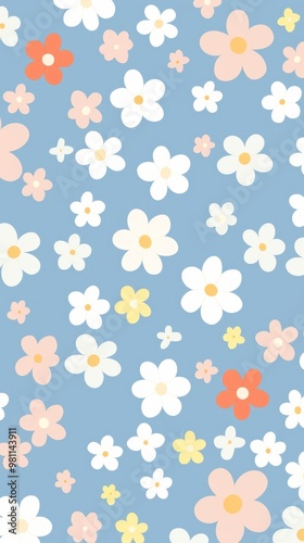 Flower pattern inflorescence forget-me-not.