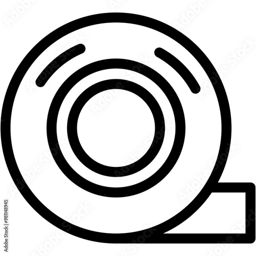 Masking Tape, Sticky Tape, Painting, Duct Tape, Adhesives, Construction and Tools Icon