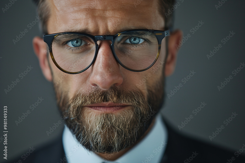 AI generated image of confident banker broker financial director AI generated image of confident banker broker financial director
