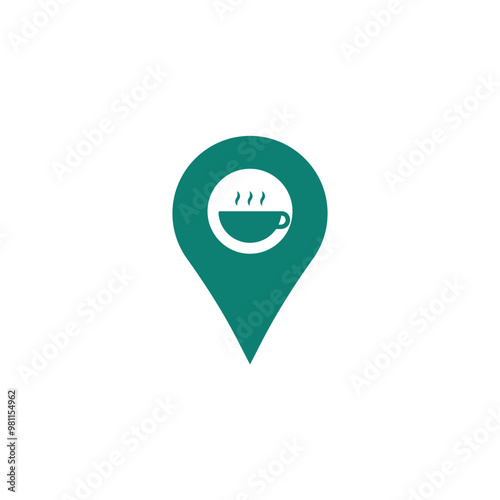 coffee point logo design illustration Free Download coffee point logo design illustration - GFXLoad