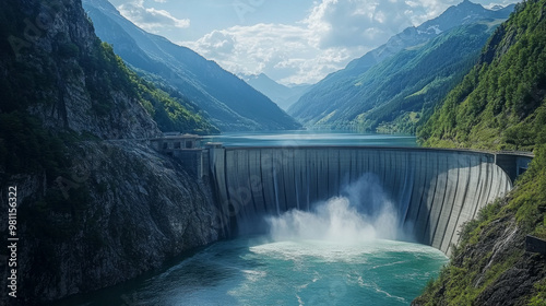 Hydro energy generation from a small dam, a renewable and sustainable alternative energy source