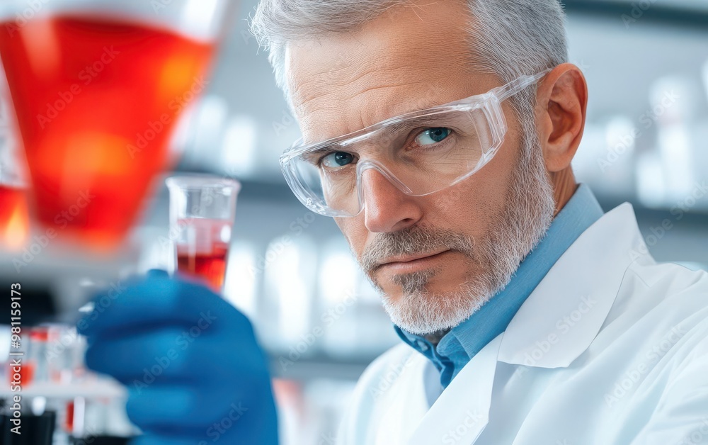 Image of a researcher in a lab developing new treatments for anemia, surrounded by scientific equipment, medical research, anemia cures Image of a researcher in a lab developing new treatments for anemia, surrounded by scientific equipment, medical research, anemia cures