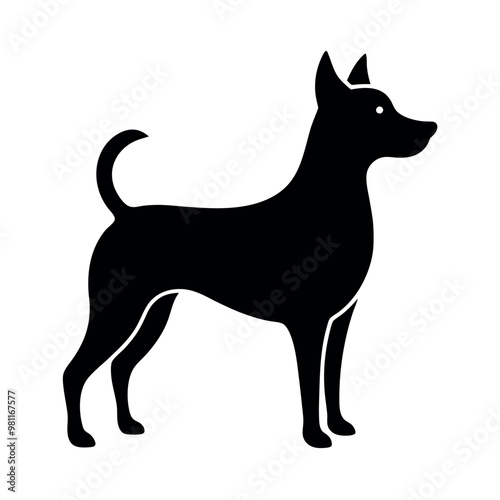      Dog vector illustration. photo