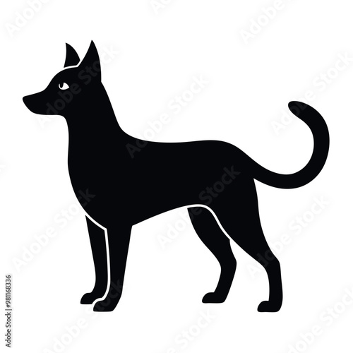      Dog vector illustration. photo