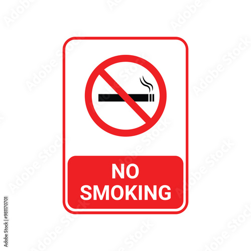 No Smoking flat icon with text vector illustration Free Download No Smoking flat icon with text vector illustration - GFXLoad