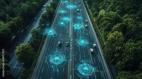 Smart traffic management system in a busy city