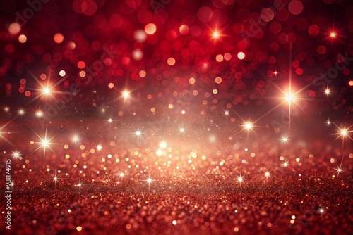 Sparkling red glitter background perfect for celebrations