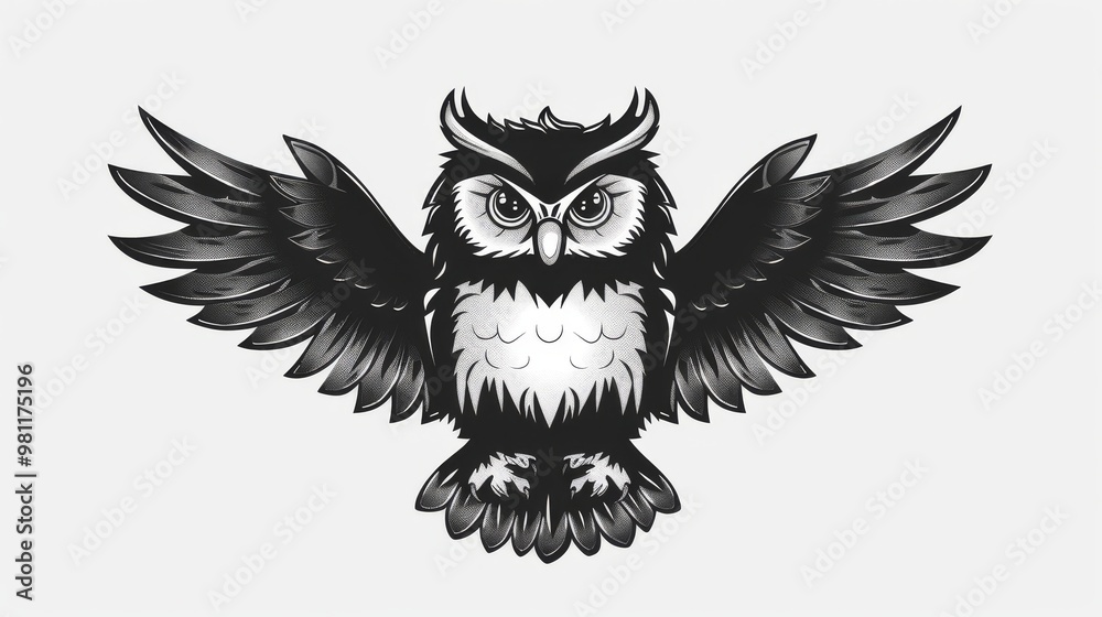 eagle owl isolated on white eagle owl isolated on white
