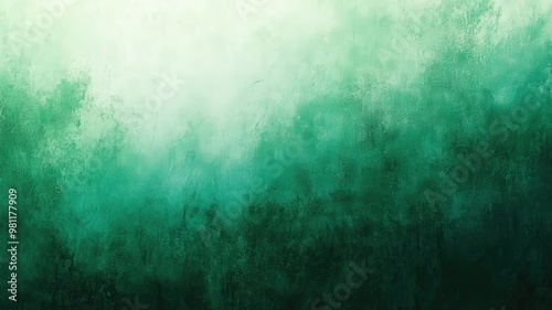 Abstract green and teal gradient texture with soft transitions and an ethereal quality, suitable for backgrounds or digital art photo