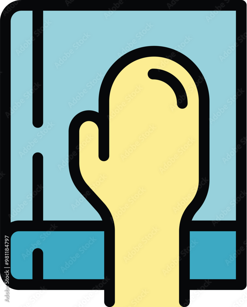 Hand with its index finger extended is touching a digital touch screen Hand with its index finger extended is touching a digital touch screen