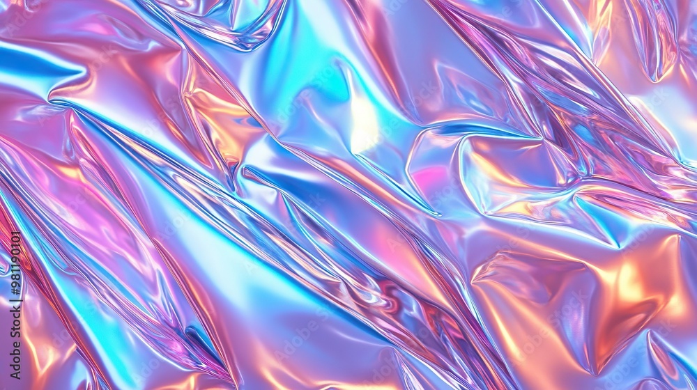 A vibrant, iridescent surface that reflects light in stunning colors, perfect for artistic and creative backgrounds or designs. A vibrant, iridescent surface that reflects light in stunning colors, perfect for artistic and creative backgrounds or designs.