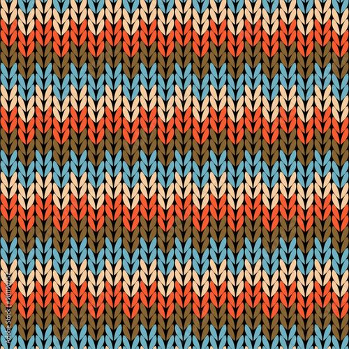 Knitted background pattern wallpaper knitting decorative print handmade textile knitting handiwork 