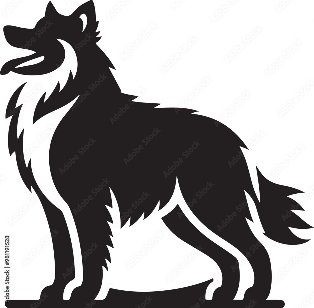 Dog Silhouette Vector Illustration Design
Dog Silhouette Vector Illustration Design