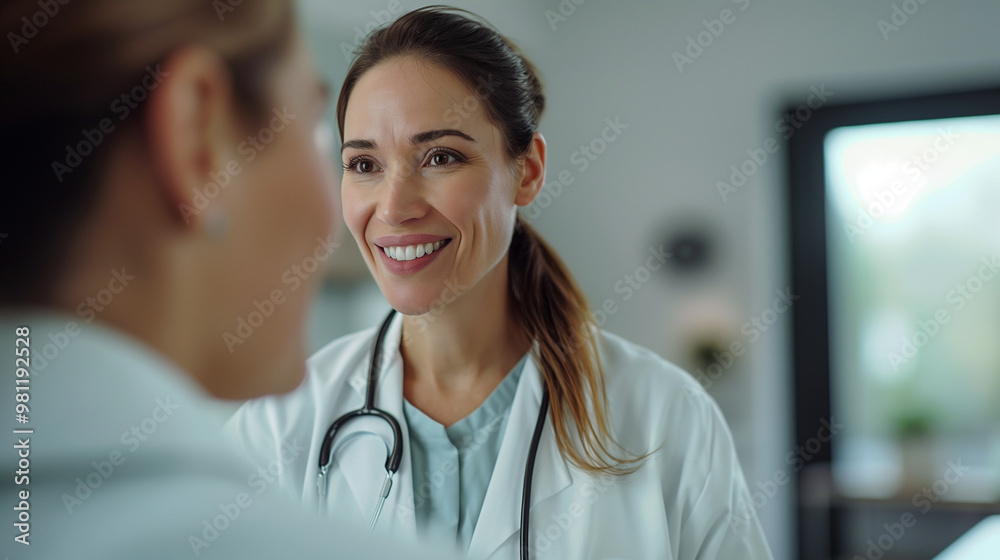 Consultation with a doctor in a doctor's office in a clinic
Consultation with a doctor in a doctor's office in a clinic