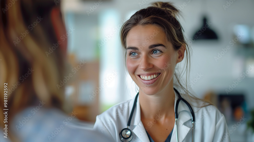 Consultation with a doctor in a doctor's office in a clinic
Consultation with a doctor in a doctor's office in a clinic