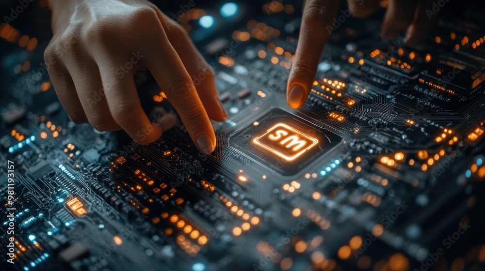 the concept of business technology the internet and the network virtual screen of the future and sees the inscription sme the concept of business technology the internet and the network virtual screen of the future and sees the inscription sme