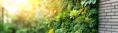 Vertical Garden Adorns the ...