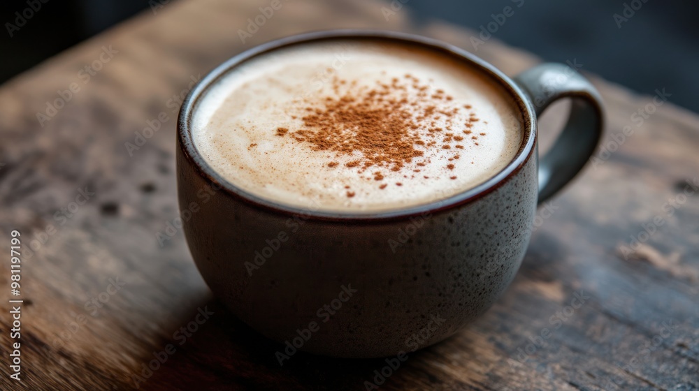 Warm Cup of Coffee with Cinnamon Warm Cup of Coffee with Cinnamon