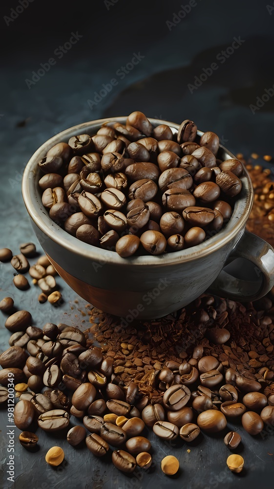 Fototapeta premium 4K Coffee Wallpaper for iPhone & Android – Stunning HD Backgrounds | Best Coffee-Themed HD Wallpapers | Mobile & Desktop | High-Resolution Coffee Art