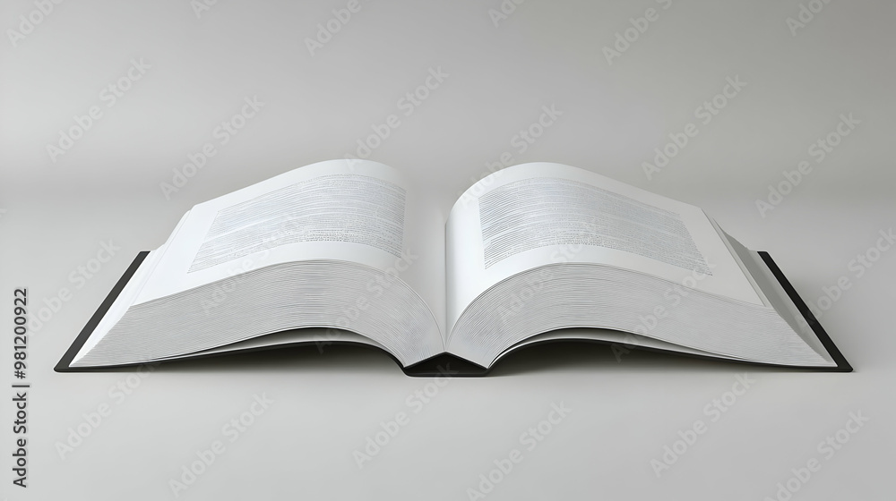 3D Plain White Open Book Concept Wide Shot - Blank Pages Invite New Stories & Creativity, Ideal for Janeiro Branco Self-Expression Messaging 3D Plain White Open Book Concept Wide Shot - Blank Pages Invite New Stories & Creativity, Ideal for Janeiro Branco Self-Expression Messaging